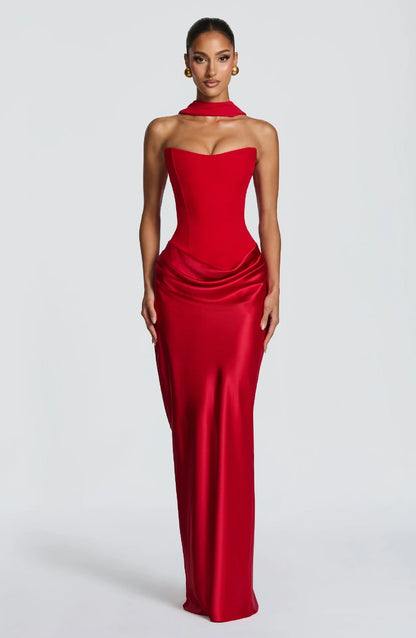 Women’s Maxi Dress | Strapless | Satin | Elegant