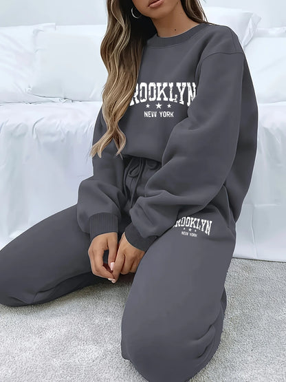 Women’s Autumn Winter Casual Set | Plush Street Hip Hop Sportswear Outfit
