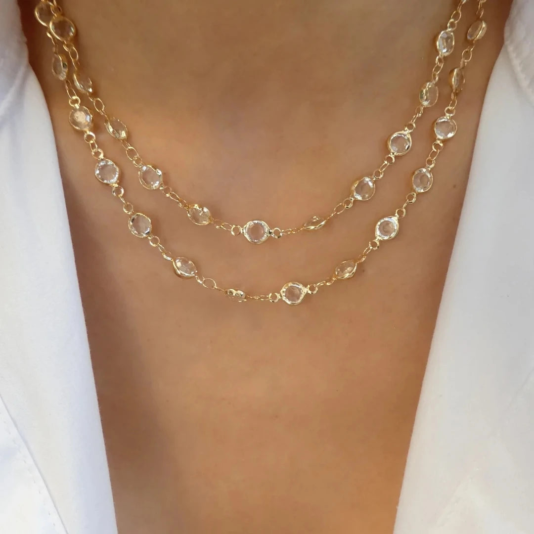 Women’s Jewelry Choker | Rainbow Crystal | Zircon Necklace