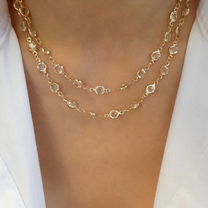 Women’s Jewelry Choker | Rainbow Crystal | Zircon Necklace