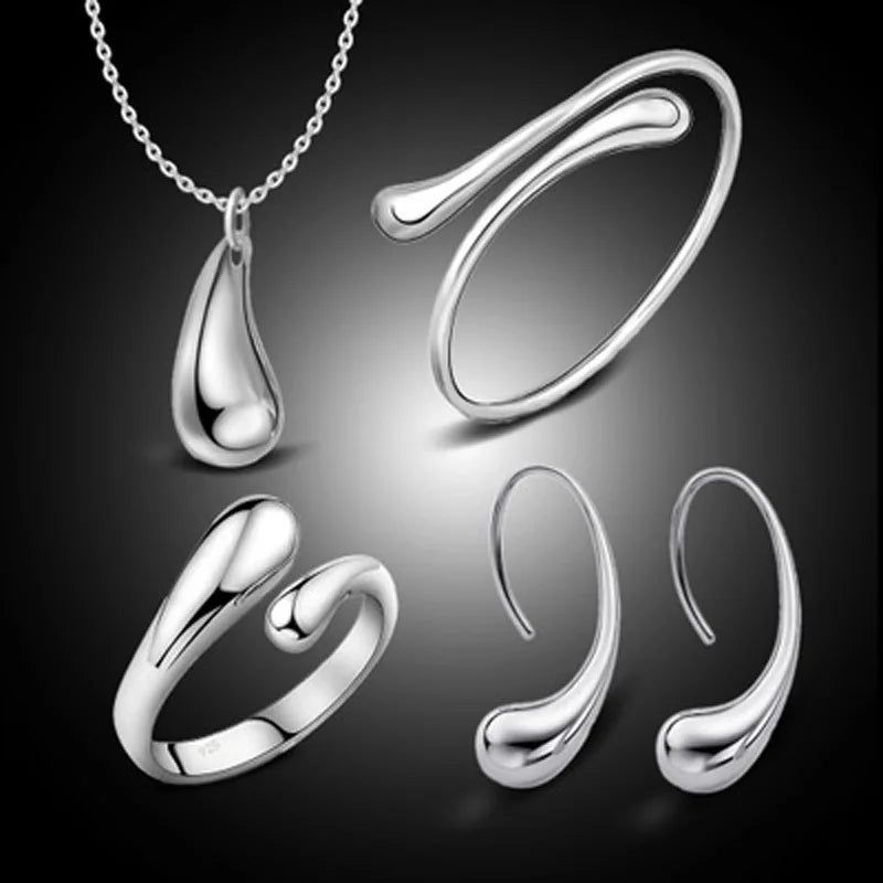 Women’s Jewelry Water Drop Jewelry Set | Elegant | Electroplated | Gift