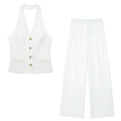 Women’s Solid Suit Set | Elegant Office Lady Fashion
