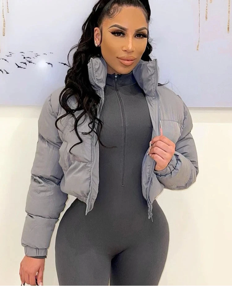 Women’s Puffer Jacket Outerwear | Winter | Cropped