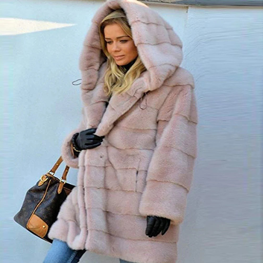 Women’s Faux Fur Outerwear | Winter Puffer Jacket | Cozy