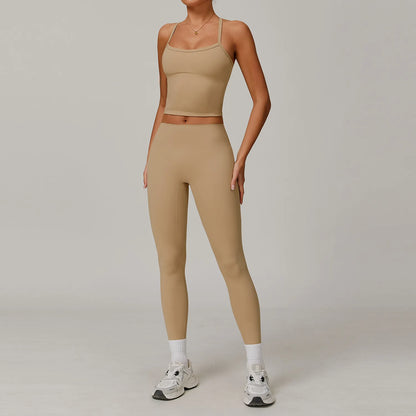 Women’s 2PCS Gym Yoga Set – Sportswear Casual Set