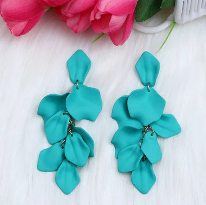 Women’s Jewelry Colorful Flower Drop Earrings | Boho | Y2K | Party