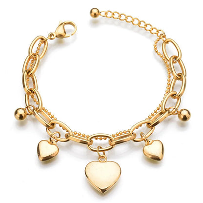 Women’s Jewelry Multi Layer Bead Bracelet | Love | Stainless Steel | Party