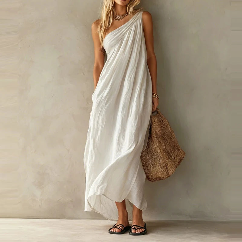 Women’s Maxi Dress | Asymmetrical | Off Shoulder | Beach