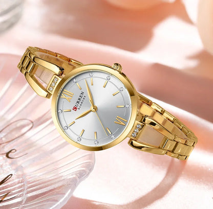 Women’s Waterproof Stainless Steel Quartz Watch | Elegant | Simple Luxury | Daily