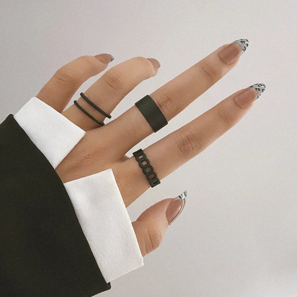Women’s Cool Korean Ring – Hip Hop Street Style Stainless Steel Jewelry