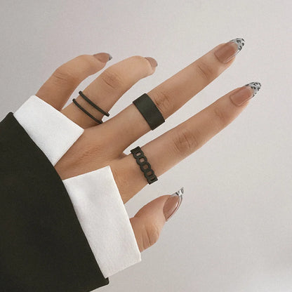 Women’s Cool Korean Ring – Hip Hop Street Style Stainless Steel Jewelry