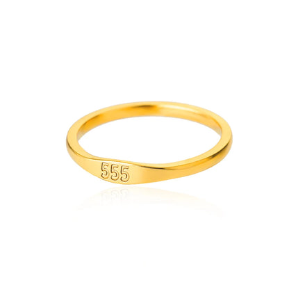 Women’s Jewelry 316L Stainless Steel Ring | Luxury | Gold Tone | Unisex