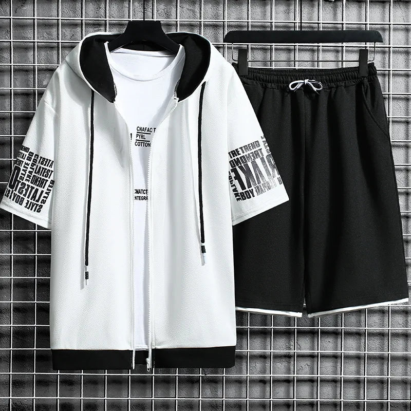 Men’s Casual Tracksuit Set / 2-Piece Sportswear