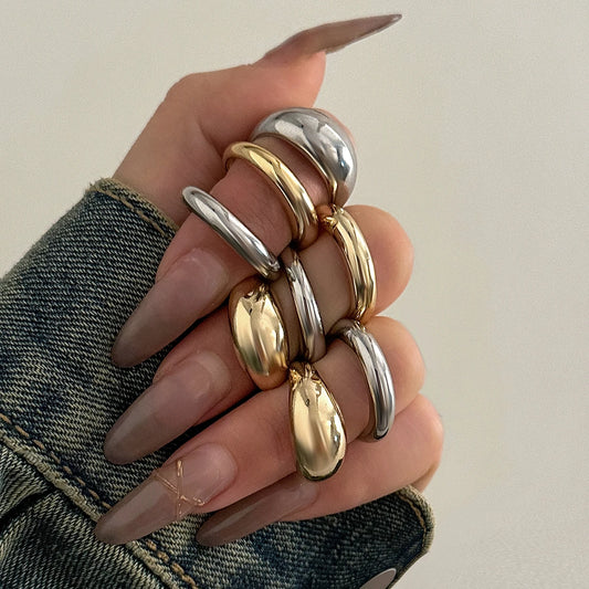 Women’s Jewelry Water Drop Open Ring | Vintage | Geometric | Adjustable