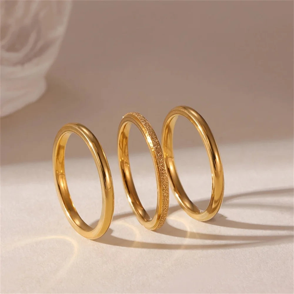 Women’s Jewelry Zircon Ring | Classic | Stainless Steel | Gift