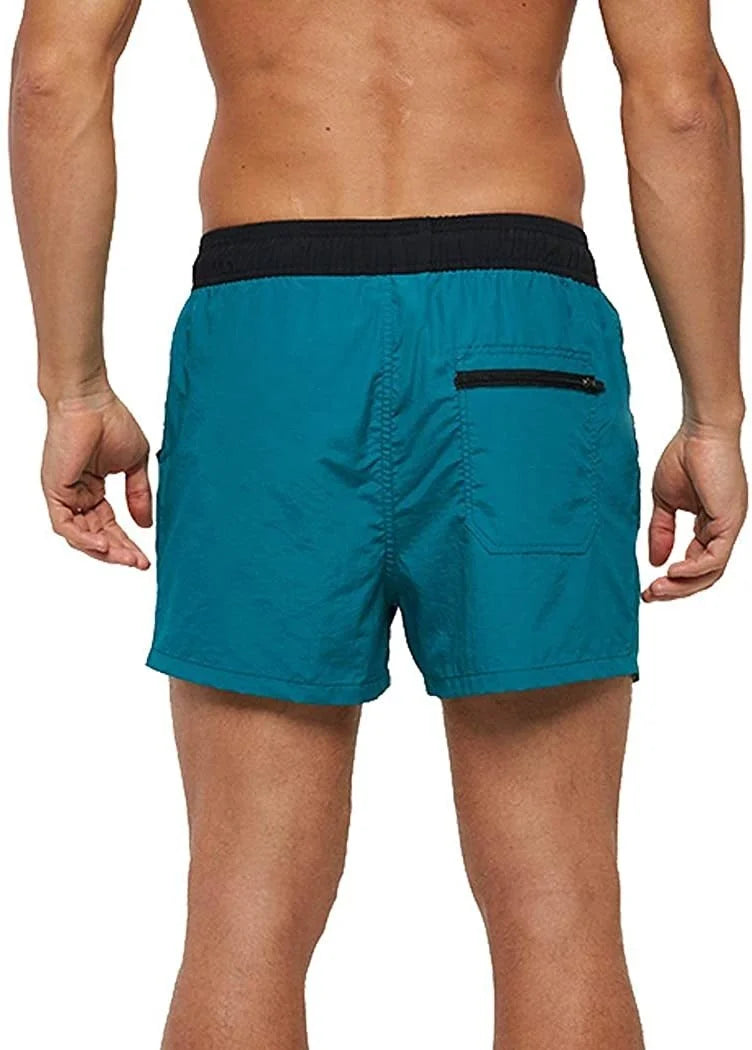Men’s Quick-Dry Swim Shorts – Elastic Waist Surf & Beach Board Swimwear