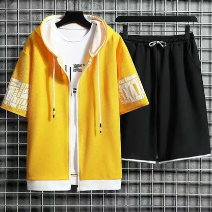 Men’s Casual Tracksuit Set / 2-Piece Sportswear
