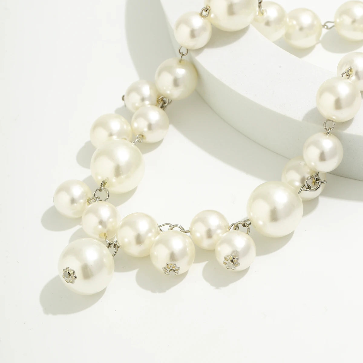 Women’s Jewelry Chunky Big Ball Bead Choker Necklace | Vintage | Grunge | Steampunk
