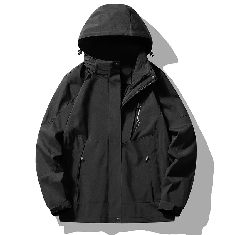 Unisex Windbreaker Jacket – Waterproof & Windproof Outdoor Hiking Outerwear