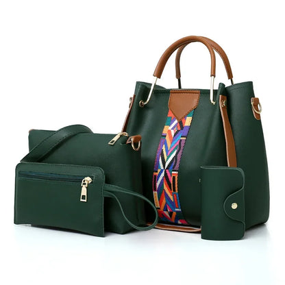 Women’s Tote Bag | Large Capacity | Fashion | Four Piece Set