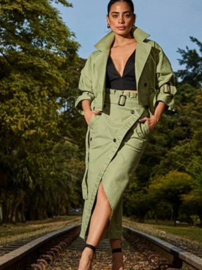 Women’s Fashion Two-Piece Elegant Set | Office Lady Streetwear Casual Suit