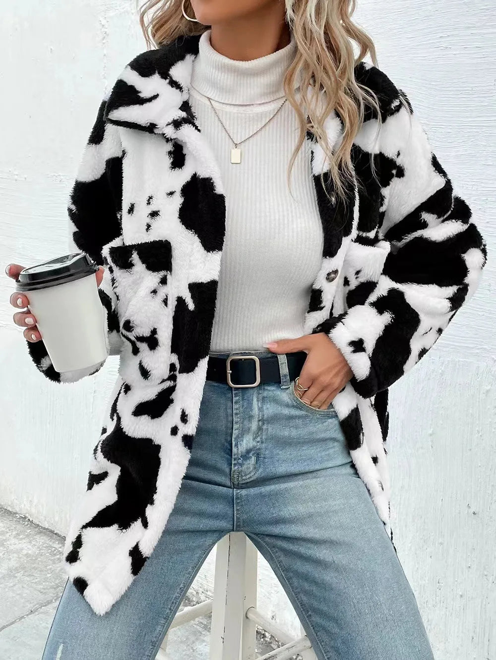 Women’s Plush Outerwear | Casual | Warm Jacket