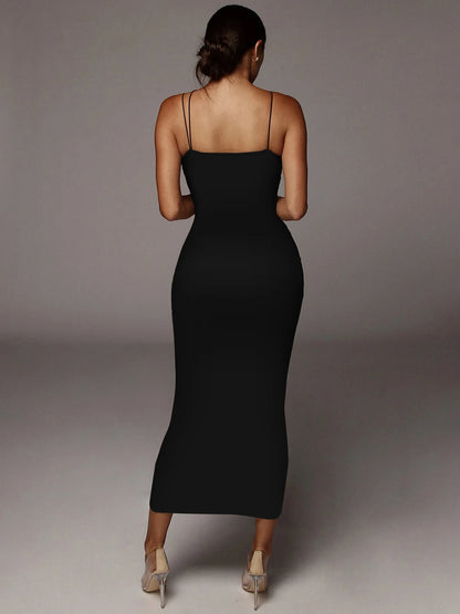 Women’s Leopard Maxi Dress – Sexy Summer Party & Evening Streetwear