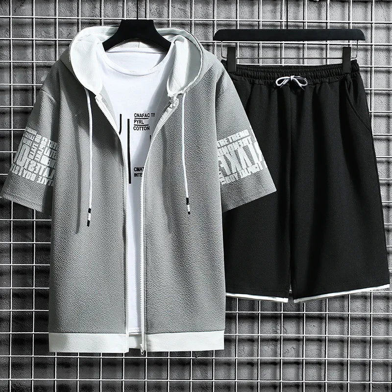 Men’s Casual Tracksuit Set / 2-Piece Sportswear