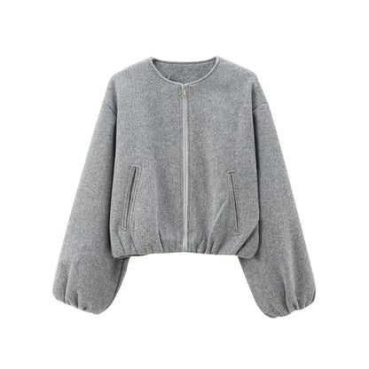 Women’s Cropped Bomber Jacket Outerwear