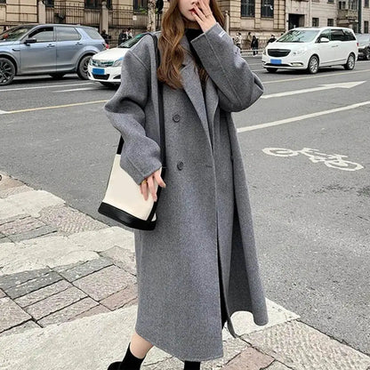 Women’s Wool Trench Coat Outerwear | Retro | Loose