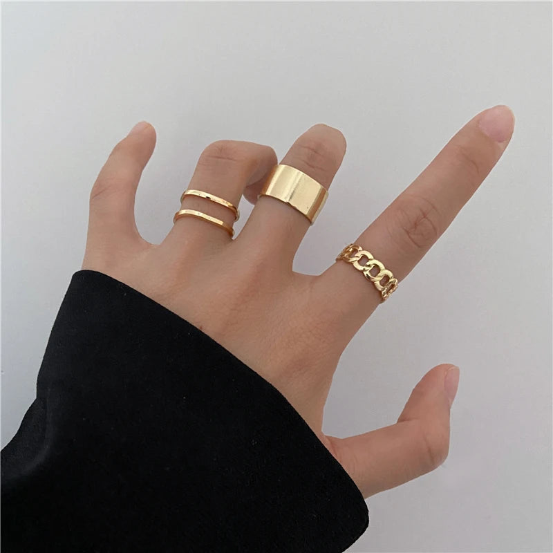 Women’s Cool Korean Ring – Hip Hop Street Style Stainless Steel Jewelry