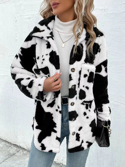 Women’s Plush Outerwear | Casual | Warm Jacket