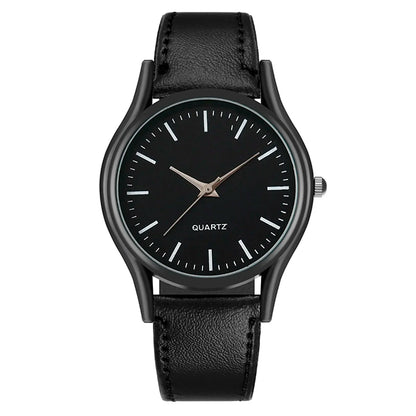 Men’s Luxury Business Watch – Leather Strap Wristwatch, Elegant Casual Clock Gift
