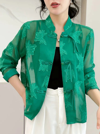 Women’s Sheer Jacket Style Outerwear