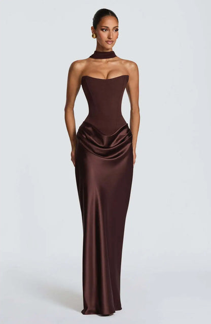 Women’s Maxi Dress | Strapless | Satin | Elegant