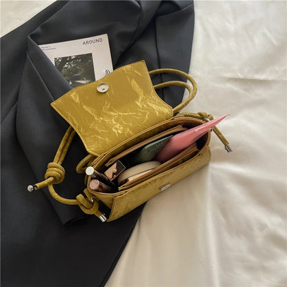 Women’s Crossbody Bag | Bow Accent | PU Leather | Fashion