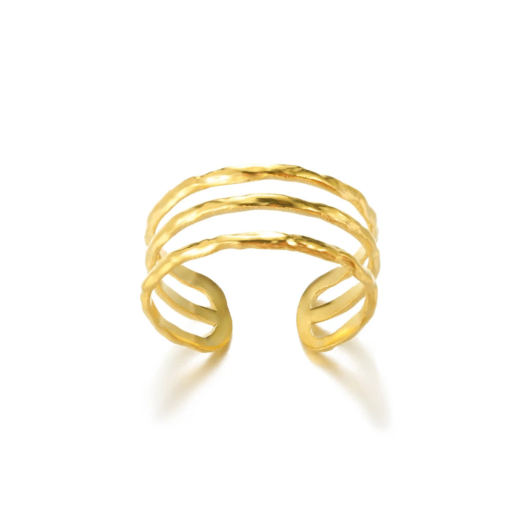 Women’s Jewelry White Opal Ring | Elegant | Gold Tone | Wedding