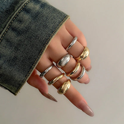 Women’s Jewelry Water Drop Open Ring | Vintage | Geometric | Adjustable