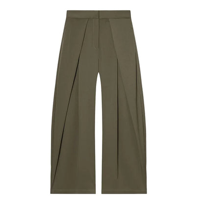 Women’s Wide Leg Pants Bottoms | Baggy | Pleated | Striped Elegant