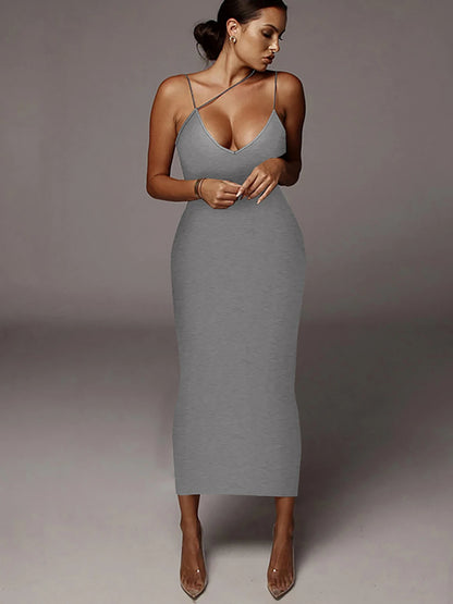 Women’s Leopard Maxi Dress – Sexy Summer Party & Evening Streetwear