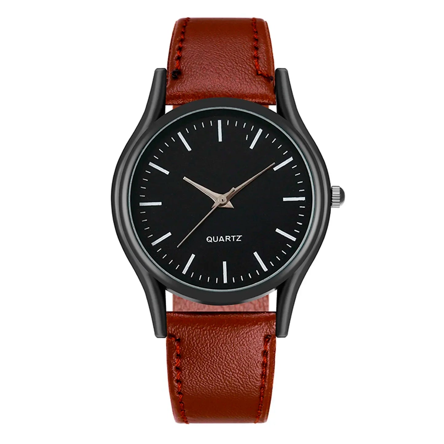 Men’s Luxury Business Watch – Leather Strap Wristwatch, Elegant Casual Clock Gift