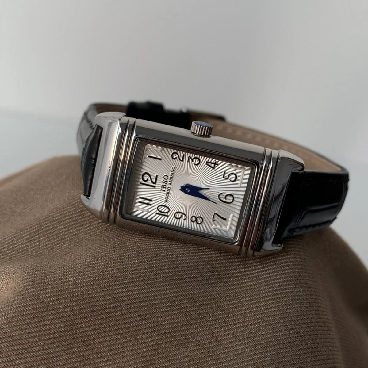 Women’s Square Digital Quartz Watch | Retro | Leather Strap | Niche