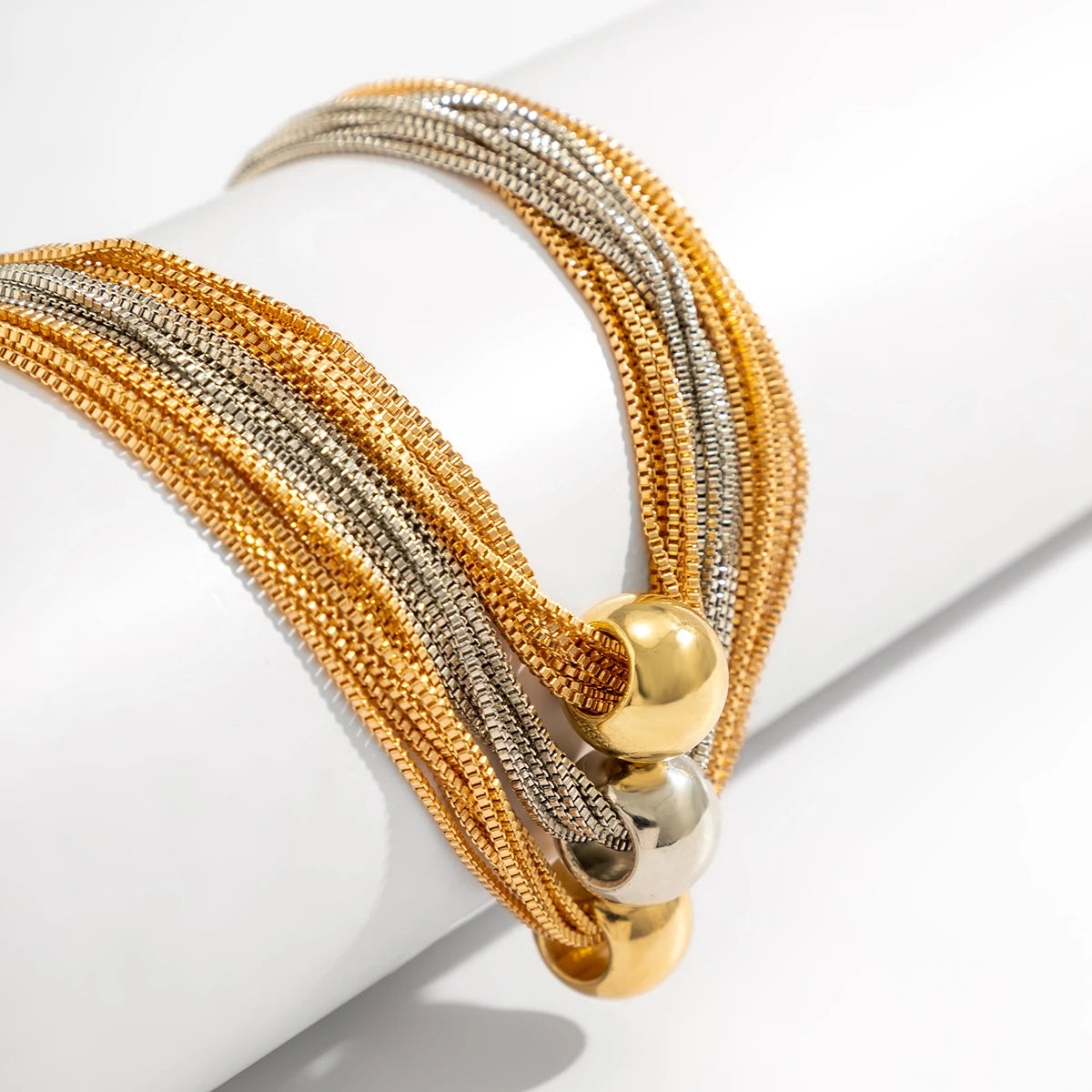 Women’s Jewelry Chunky Big Ball Choker Necklace | Vintage | Gold Tone | Statement