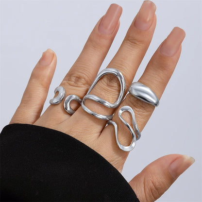 Women’s Jewelry C Shape Open Ring | Vintage | Geometric | Knuckle