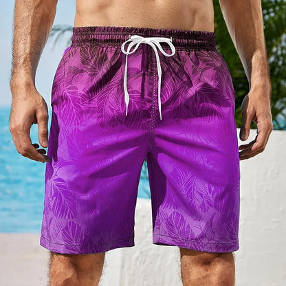 Men’s Beach Swimwear – Colorful Gradient Board Swimwear