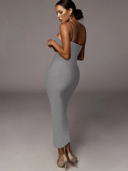 Women’s Leopard Maxi Dress – Sexy Summer Party & Evening Streetwear