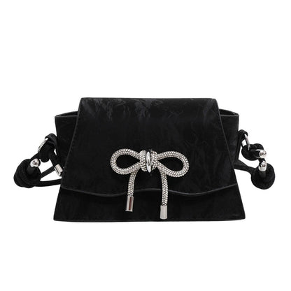 Women’s Crossbody Bag | Bow Accent | PU Leather | Fashion