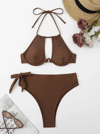 Women’s Push Up Swimwear High Waist Bikini