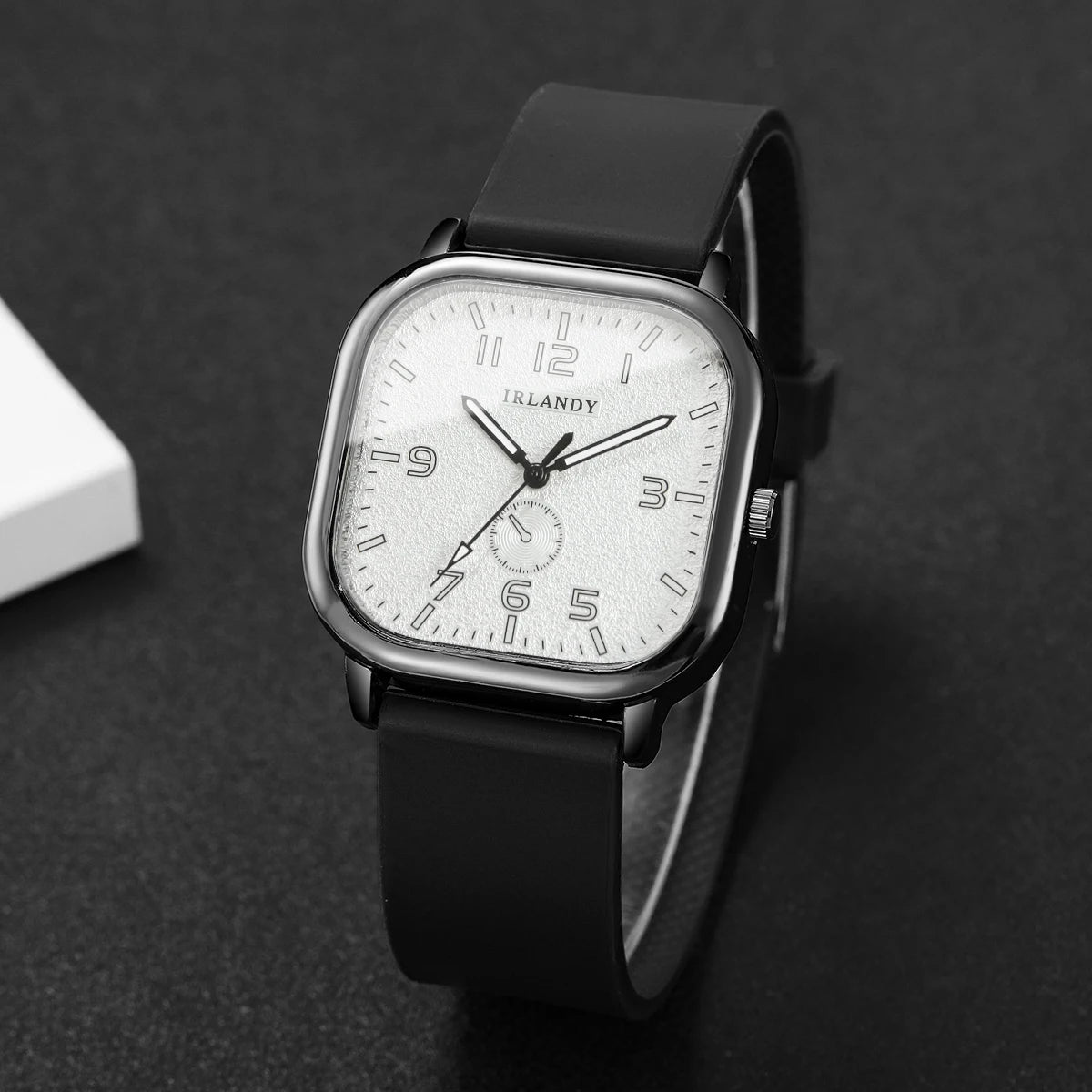 Women’s Square Dial Quartz Watch | Casual | Silicone Strap | Sporty