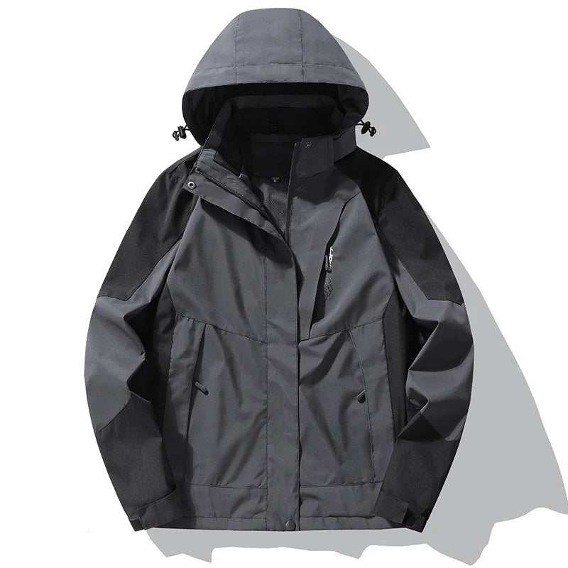 Unisex Windbreaker Jacket – Waterproof & Windproof Outdoor Hiking Outerwear